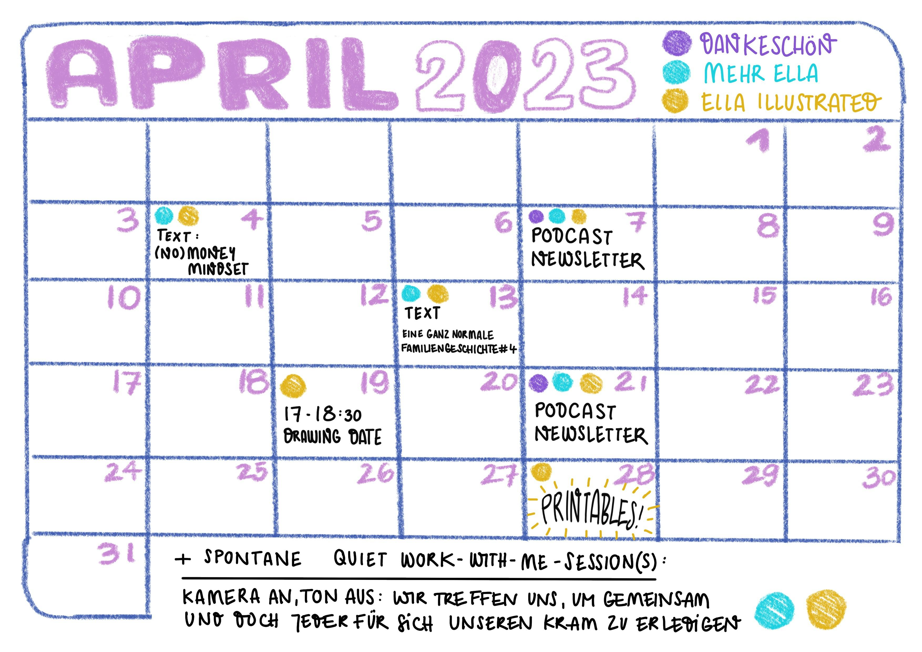 Was euch im April erwartet Du kannst das! durchs Leben stolpern mit